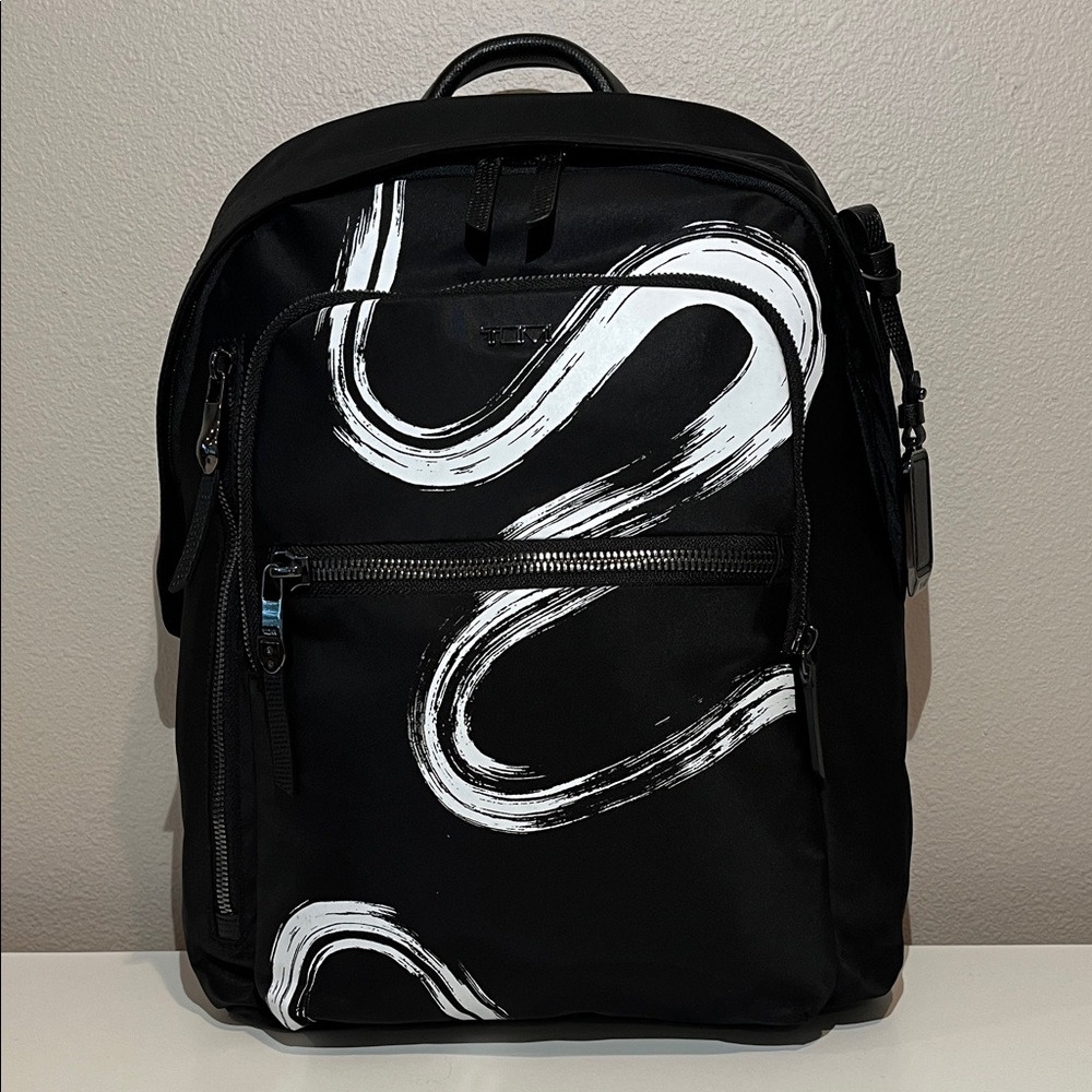 Tumi Halsey Backpack Year of the Snake (2025) - White Brush Stroke